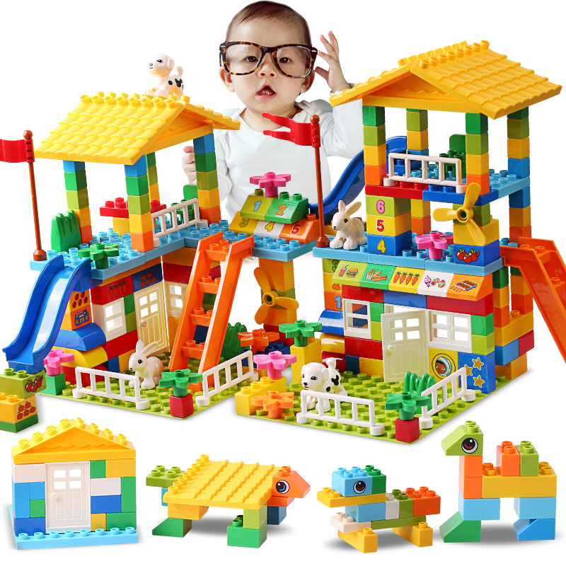 Marble Run Set - Big Particle Roof Blocks Compatible City