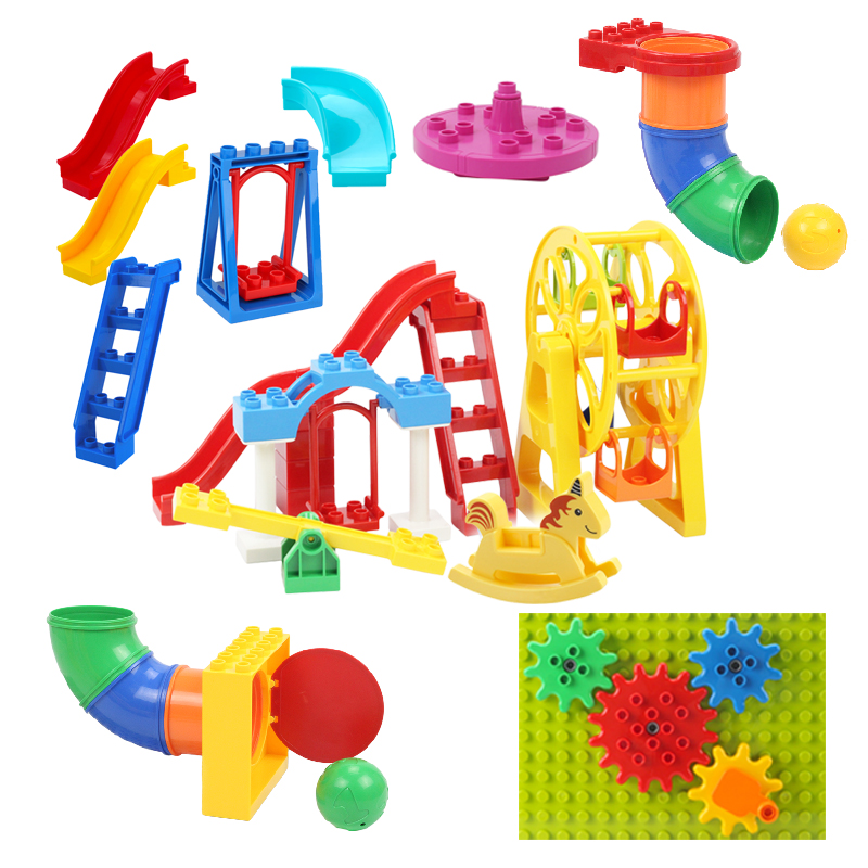 Marble Run Set - Big Building Blocks Playground Pipeline Parts