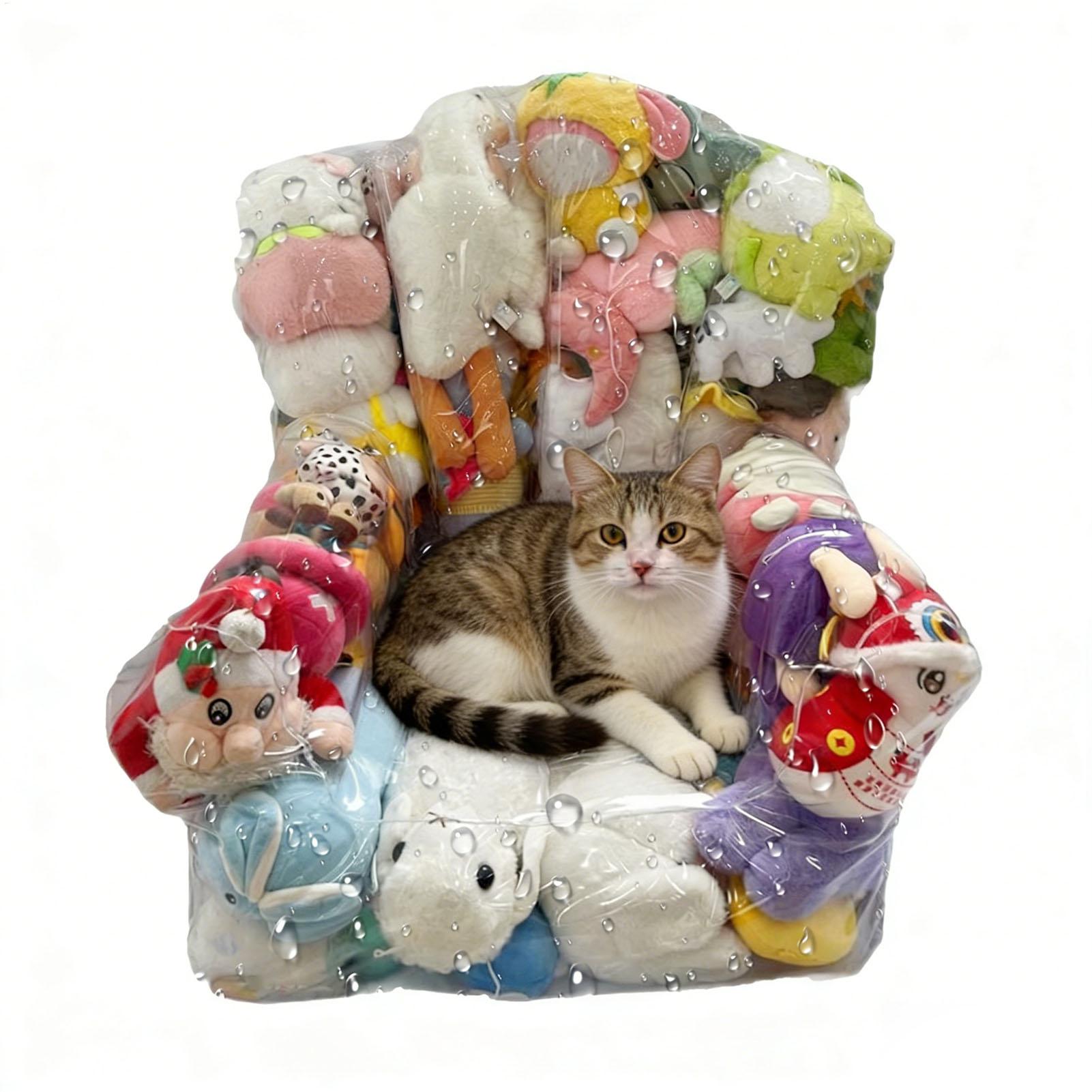 Kids Toys Home - Clear Stuffed Animal Bean Bag Chair