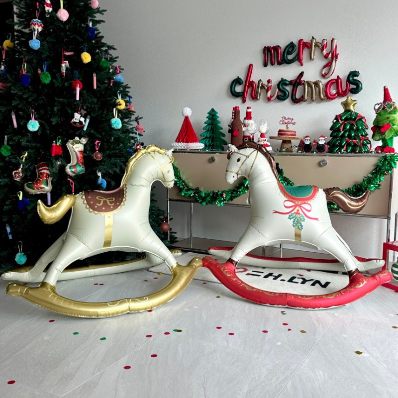 Vintage Rocking Horse Foil Bal - Kids Toys Mall recension och pris