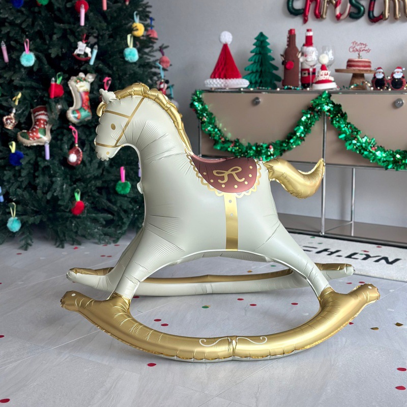 Vintage Rocking Horse Foil Bal - Kids Toys Mall recension och pris