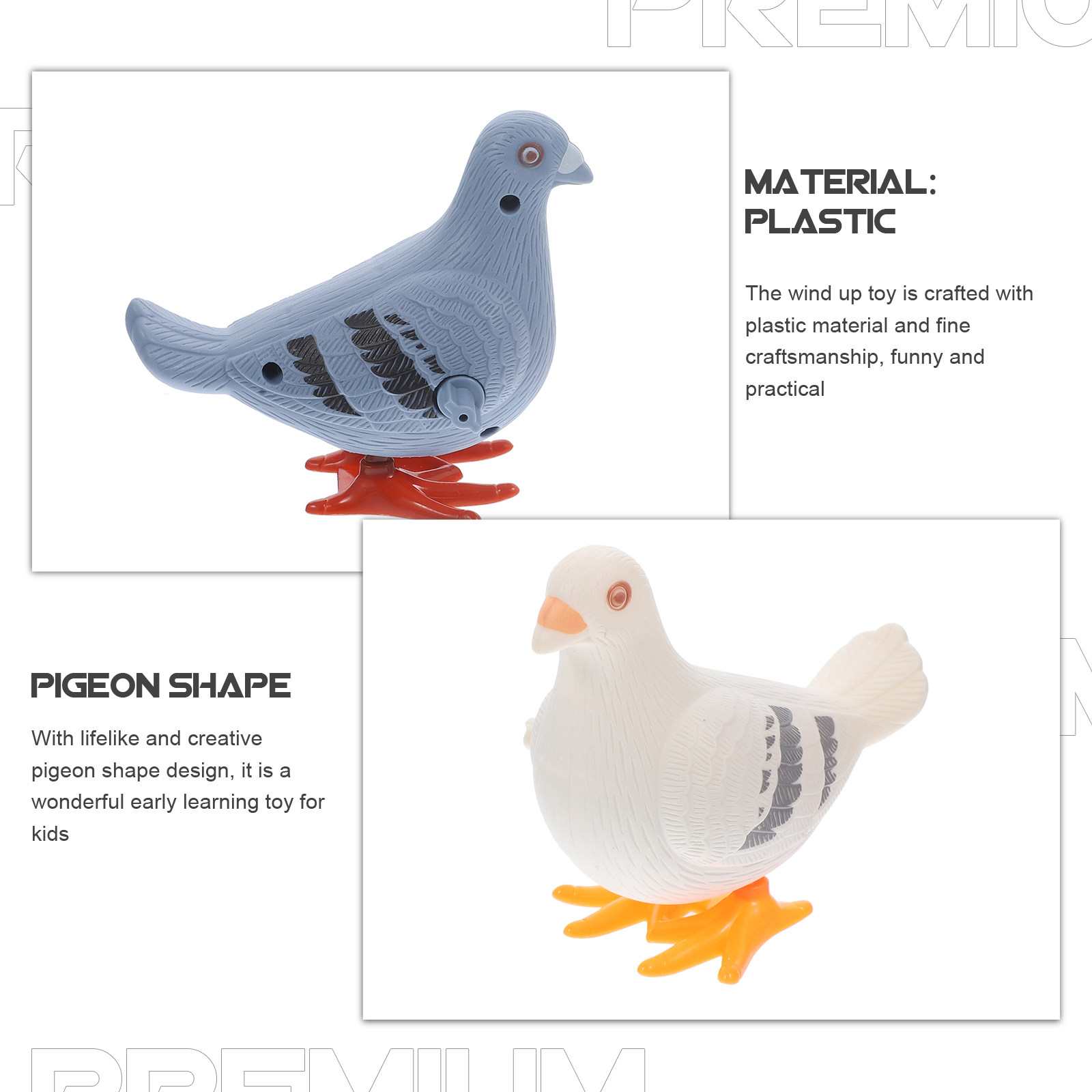 5Pcs Pigeon Clockwork Early Ed - Kids Toys Home recension och pris