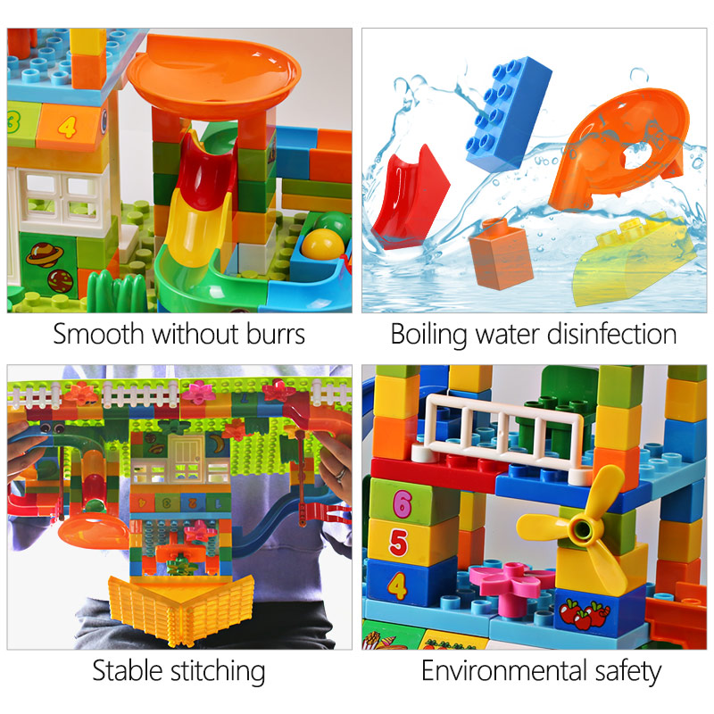 Big Particle Roof Blocks Compa - Marble Run Set recension och pris