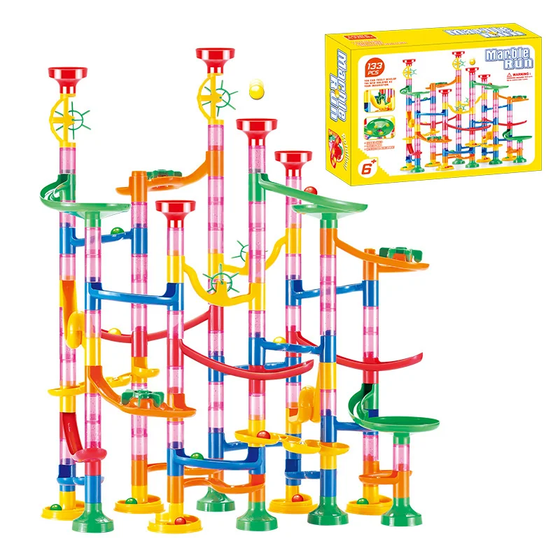 50-142PCS 3D Maze Ball Roll To - Marble Run Set recension och pris