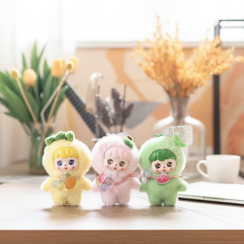 Cute Fruit Plush Doll Keychain - Kids Toys Home recension och pris