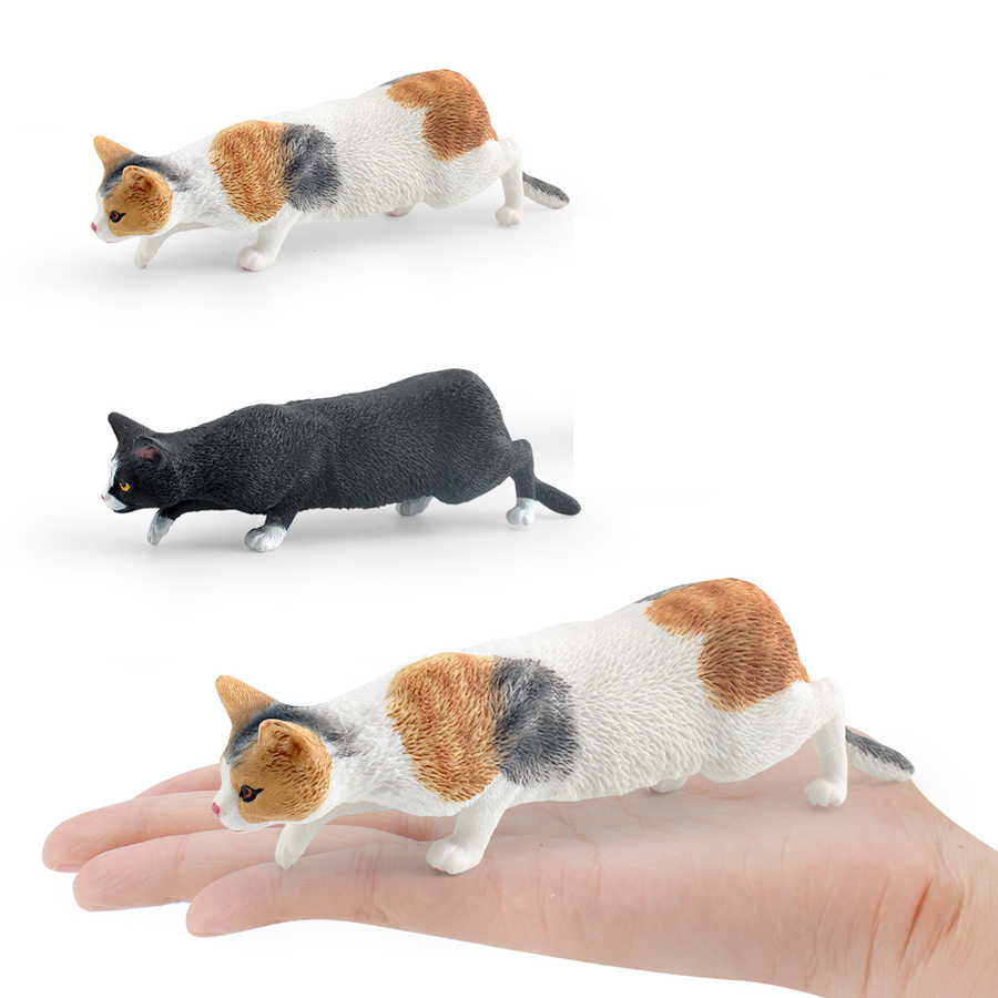 Realistic Cute Kitty Lazy Past - Kids Toys Home recension och pris