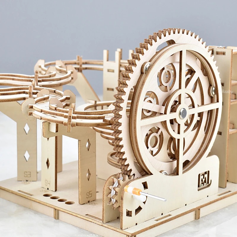 DIY Wooden Marble Run Mechanic - Marble Run Set recension och pris