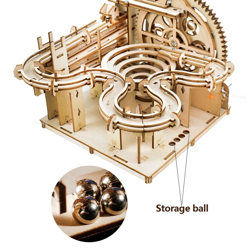 DIY Wooden Marble Run Mechanic - Marble Run Set recension och pris