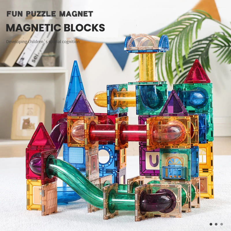 Magnetic Sheet Building Block  - Marble Run Set recension och pris